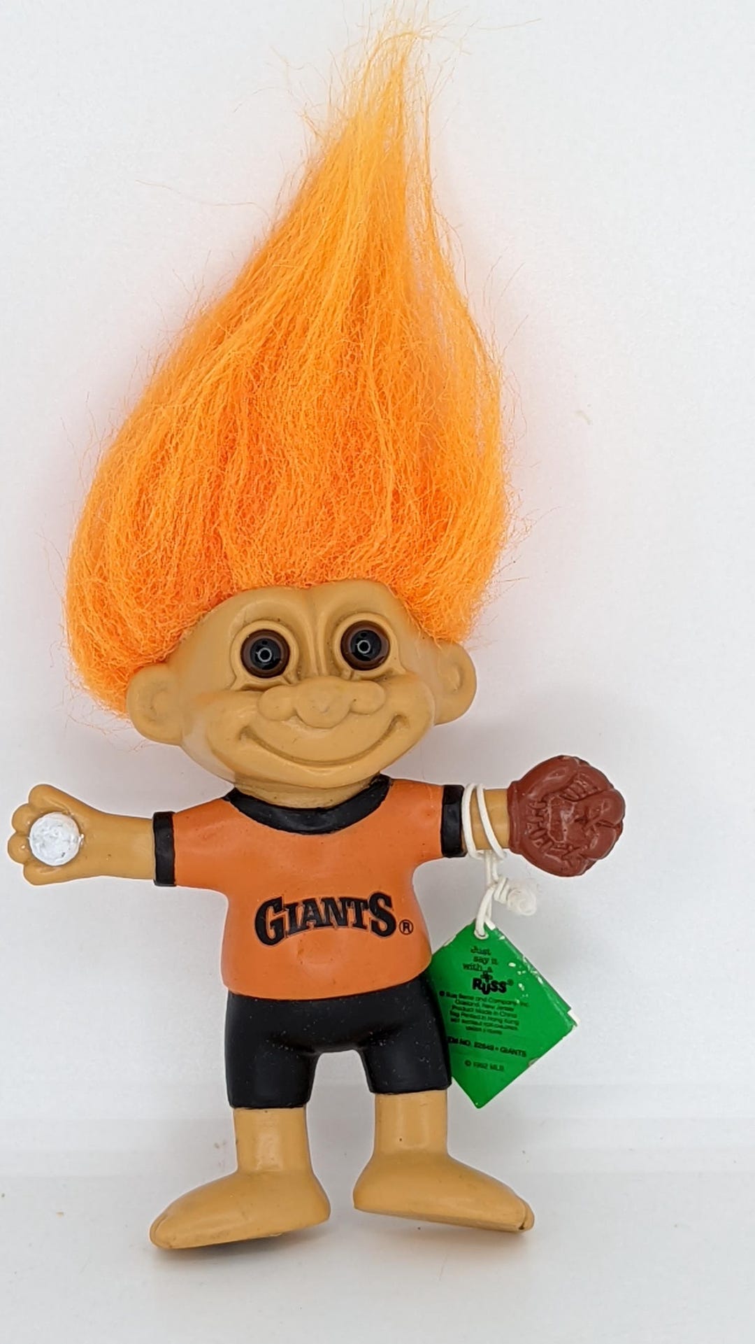Vintage Russ San Francisco Giants Bendable Baseball MLB Troll Doll
