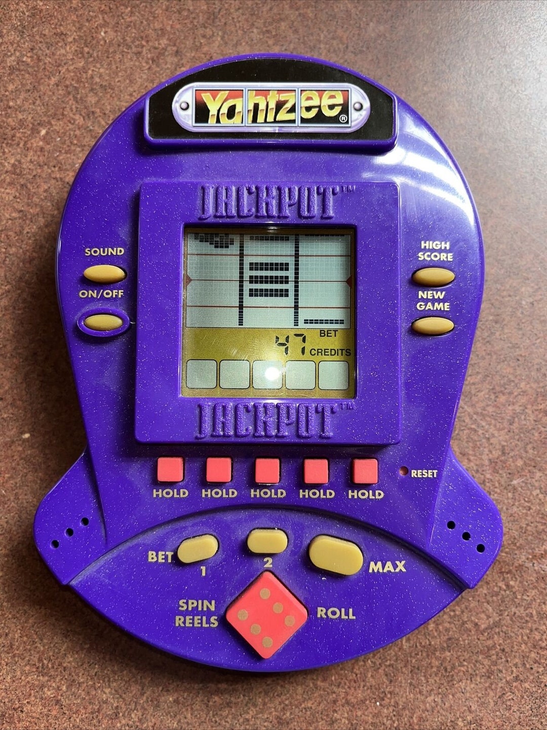 Yahtzee Handheld Game Electronic Battery Operated Etsy