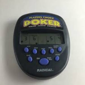 ラディカ プレイヤーズ チョイス ポーカー 電子ハンドヘルド カジノ ゲーム 1997