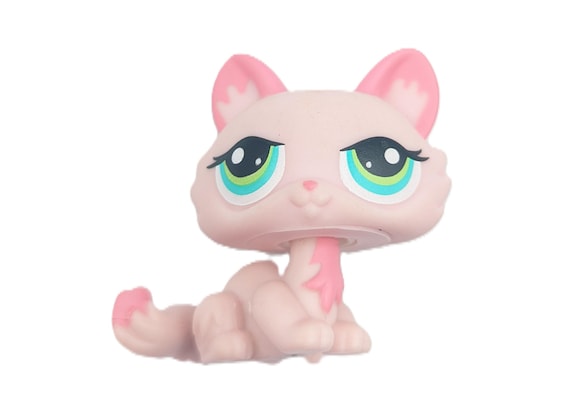リトルペットショップ 猫フィギュアLittlest Pet Shop Authentic Littlest Pet Shop Kitty Cat Kitten 1345 LPS Hasbro - Etsy
