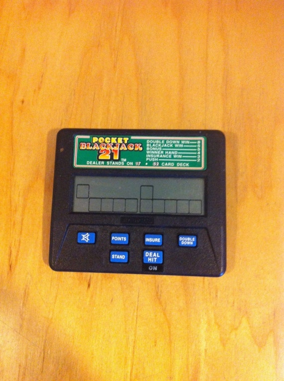 Electronic blackjack game Electronic blackjack game