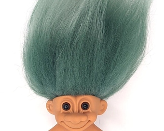 Troll doll Russ Green Hair OOAK Vintage Custom