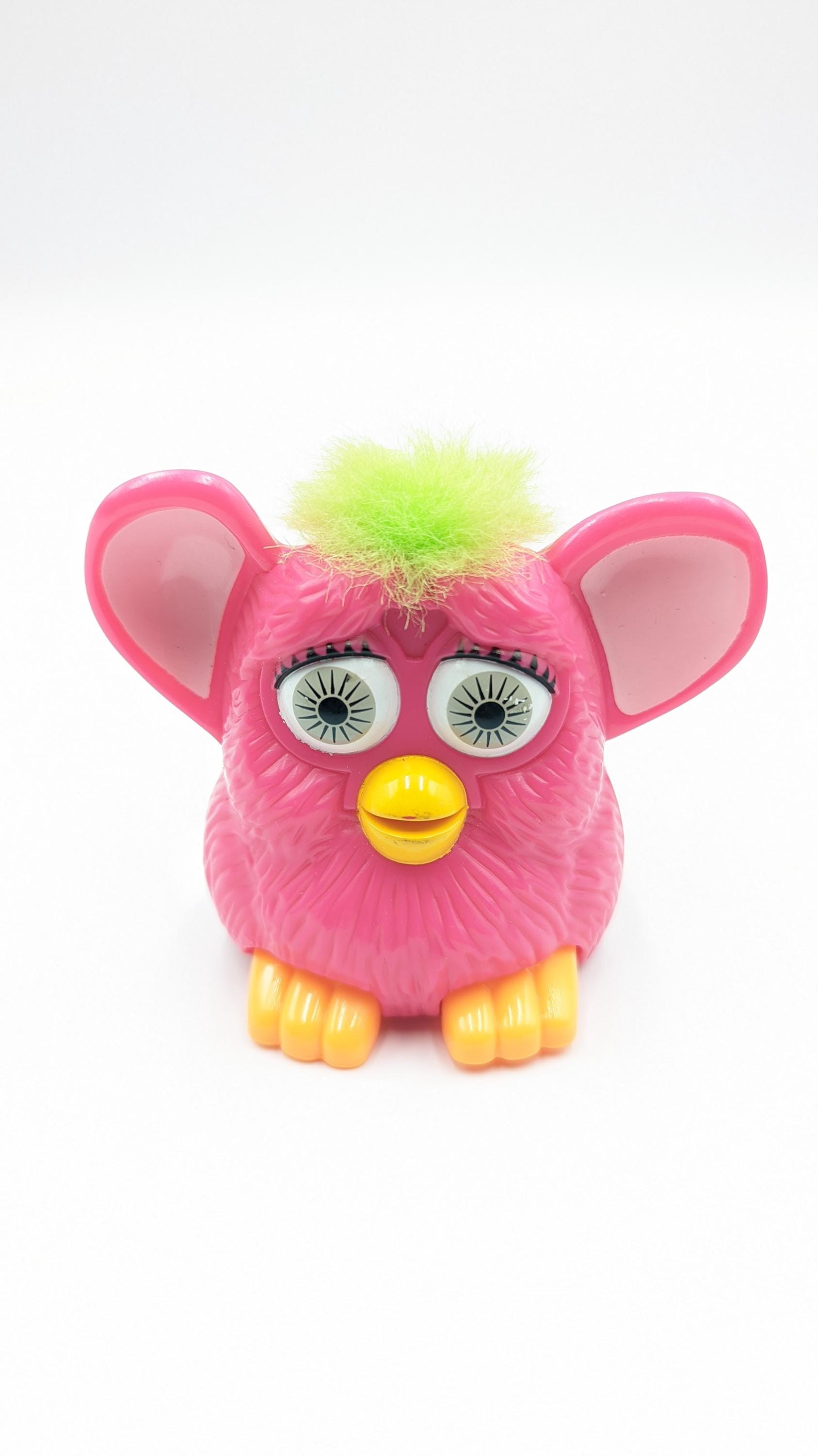 VINTAGE MCDONALDS Happy Meal TOY 1998 Furby Pink Green Works - Etsy