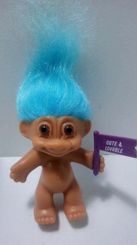 blue troll doll