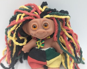 デカキン 1998年 フランス製 シンイチロウアラワカ ロンT doll Vintage Skankin' RASTA TROLL San Diego CA Dreadlocks Jamaica - Etsy