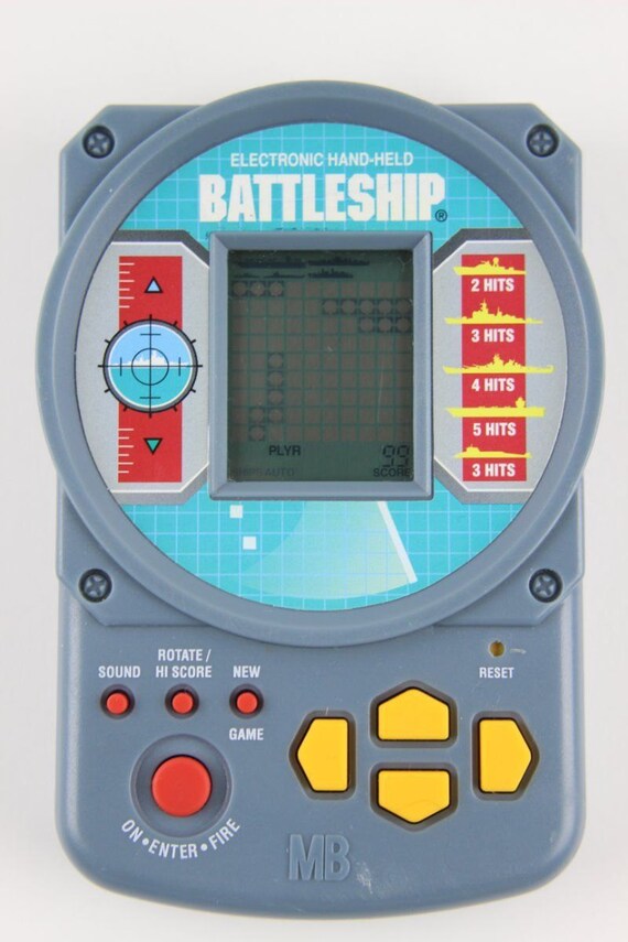 Milton Bradley Elektronische Hand Held Schiffe Versenken