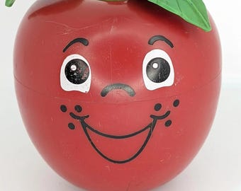 Fisher Price Happy Apple Vintage Toy Collectible Gift - Etsy