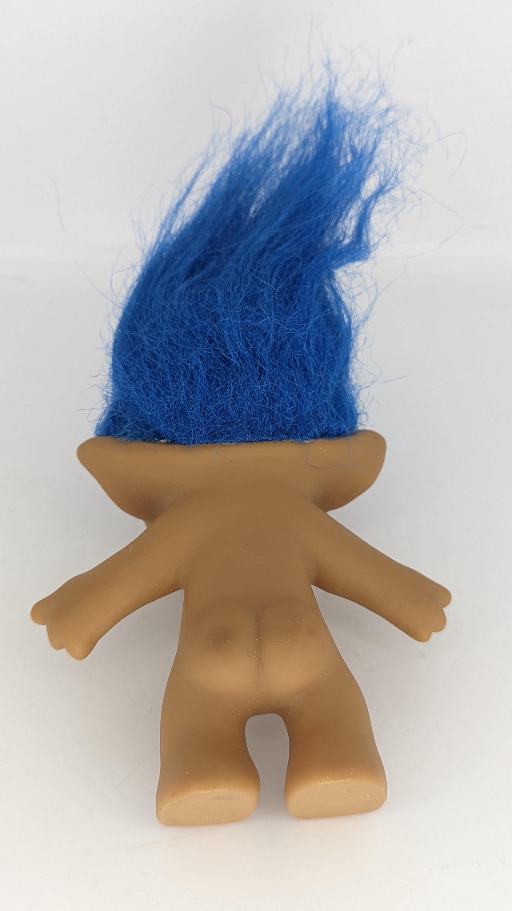 Russ Blue Hair Naked Troll Doll 6 Inches Vintage Retro