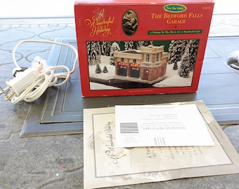 It's a wonderful Life Bedford falls Garage Christmas Village Target IAWL collectible