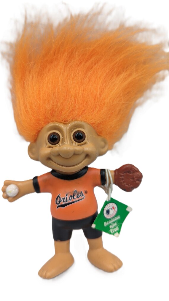 MLB BALTIMORE ORIOLES Good Luck Russ Troll Doll 5