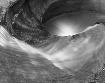 Devil's Bathtub Waterfall Print, Hocking Hills State Park, Ohio