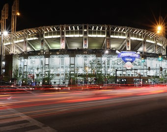 Jacob's Field Cleveland, OH, Photography Prints, Metal Prints, Baseball, Cityscapes, Midwest Decor