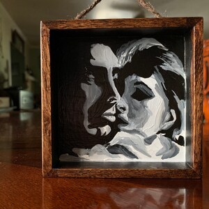 Cheek to Cheek Mini Wall Painting