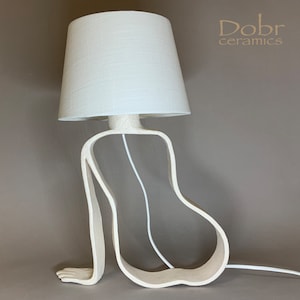 Lighting, Ceramic lamp, Table lamp, Woman,  Female figure, Made to order