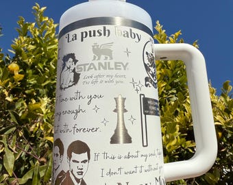 Twilight Laser Engraved Half Wrap 40oz Tumbler || Forks || Cullen || Stanley ||