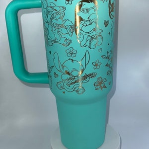 Lilo & Stitch 40oz Tumbler || Engraved Stanley || Disney ||