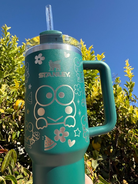 Keroppi Laser Engraved Stanley || 30oz || 40oz || || Sanrio