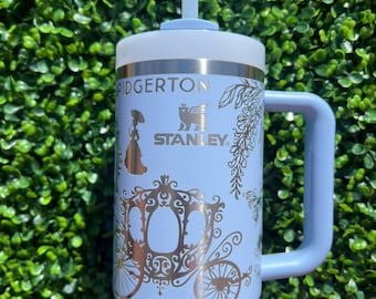 BRIDGERTON Laser Engraved 40oz Tumbler || Stanley ||
