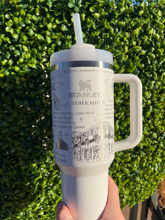 The Originals Laser Engraved Half Wrap 40oz Tumbler || TVDU