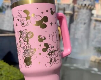 ミニー＆ミッキーマウス 40オンス タンブラー || 刻印入り