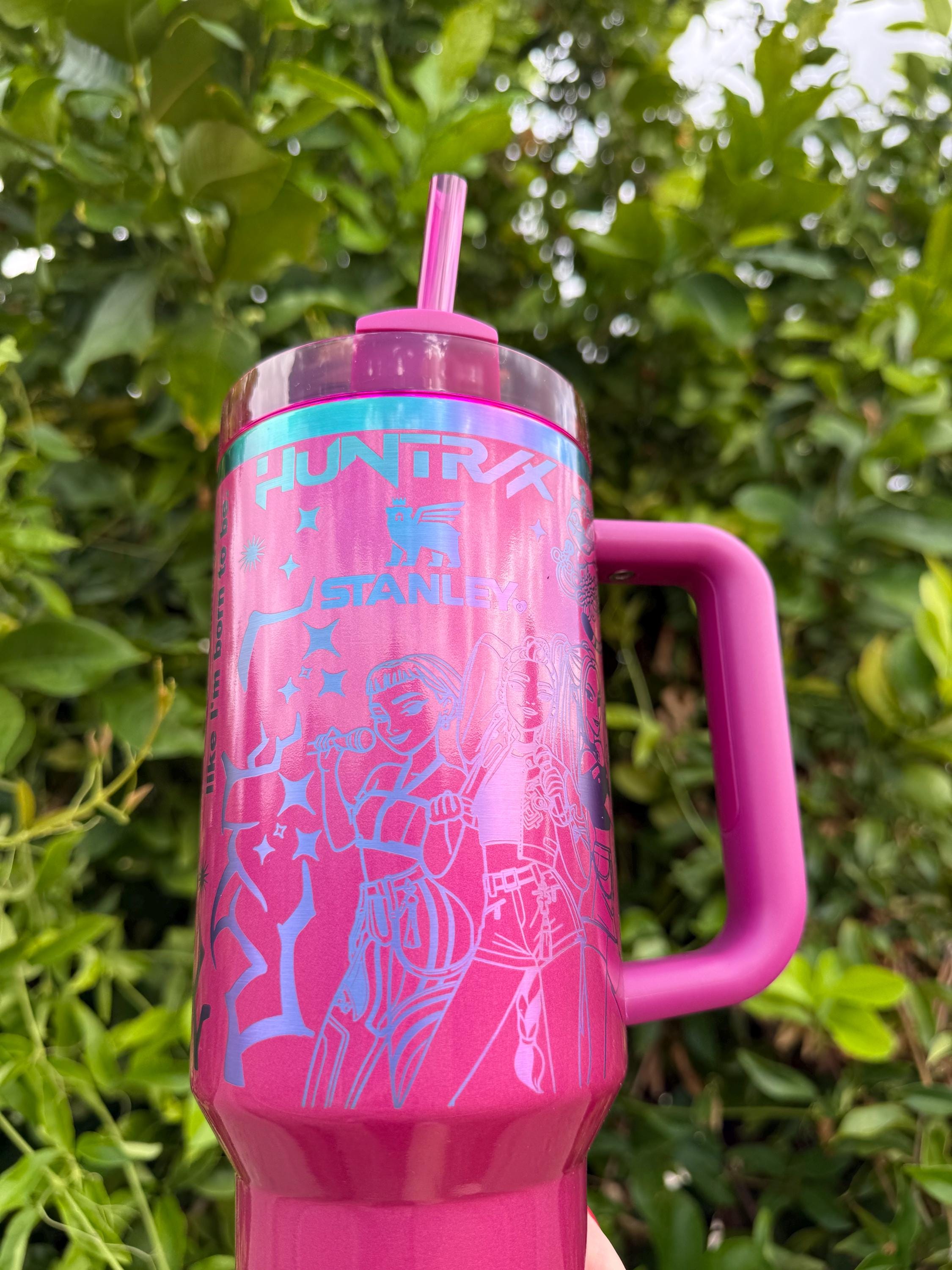 Kpop Huntrix Laser Engraved Stanley || 30oz || 40oz || Monster