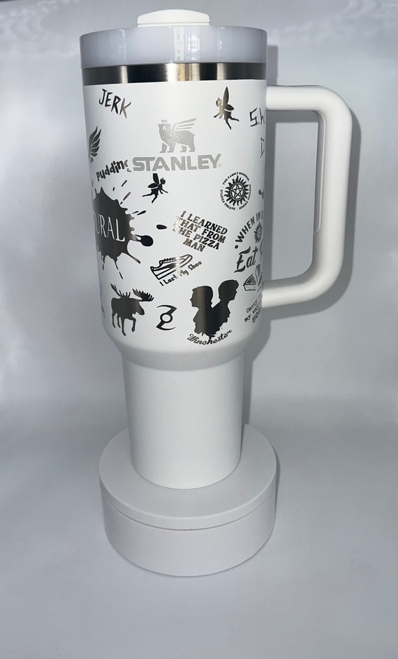 Supernatural Laser Engraved 40oz Tubler || Dean Winchester || Sam