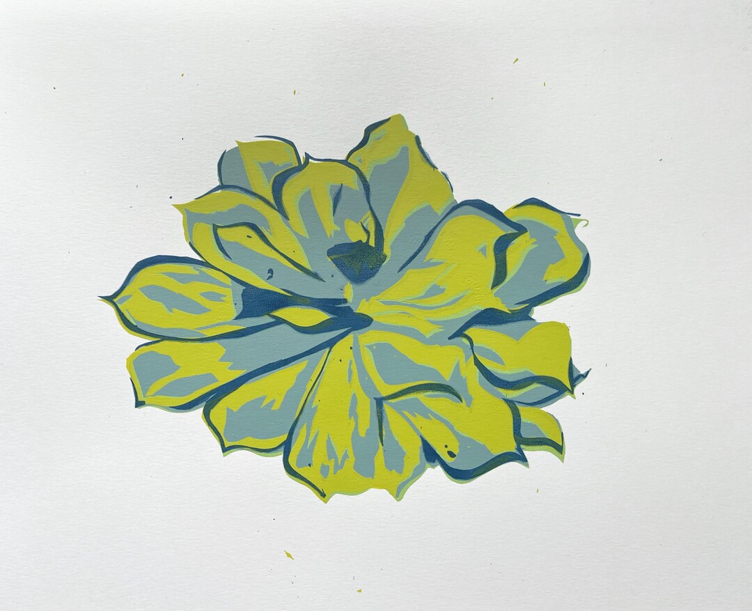 In Bloom, Screen Print - Etsy