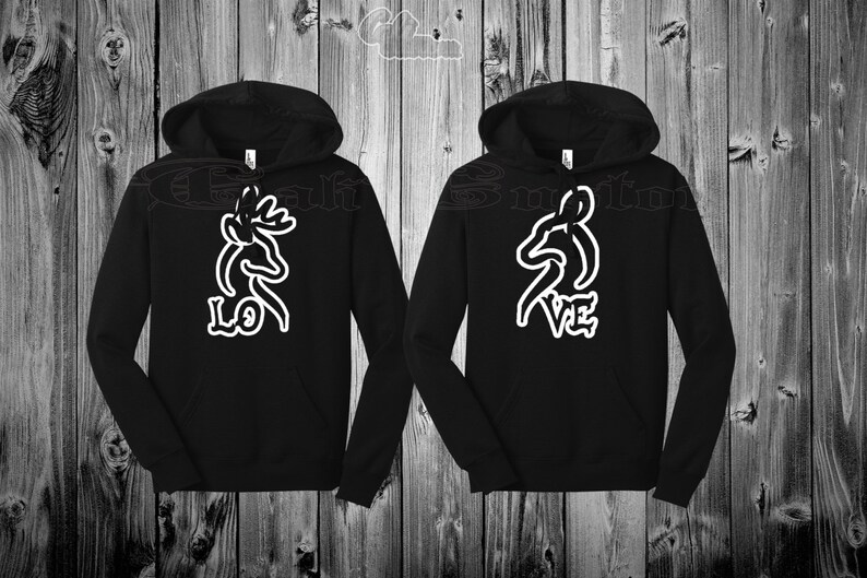 his doe her buck camo hoodies