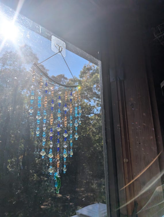 Window Sun Catchers On Board Sun Catcher Crystal Prism Window Hanging,