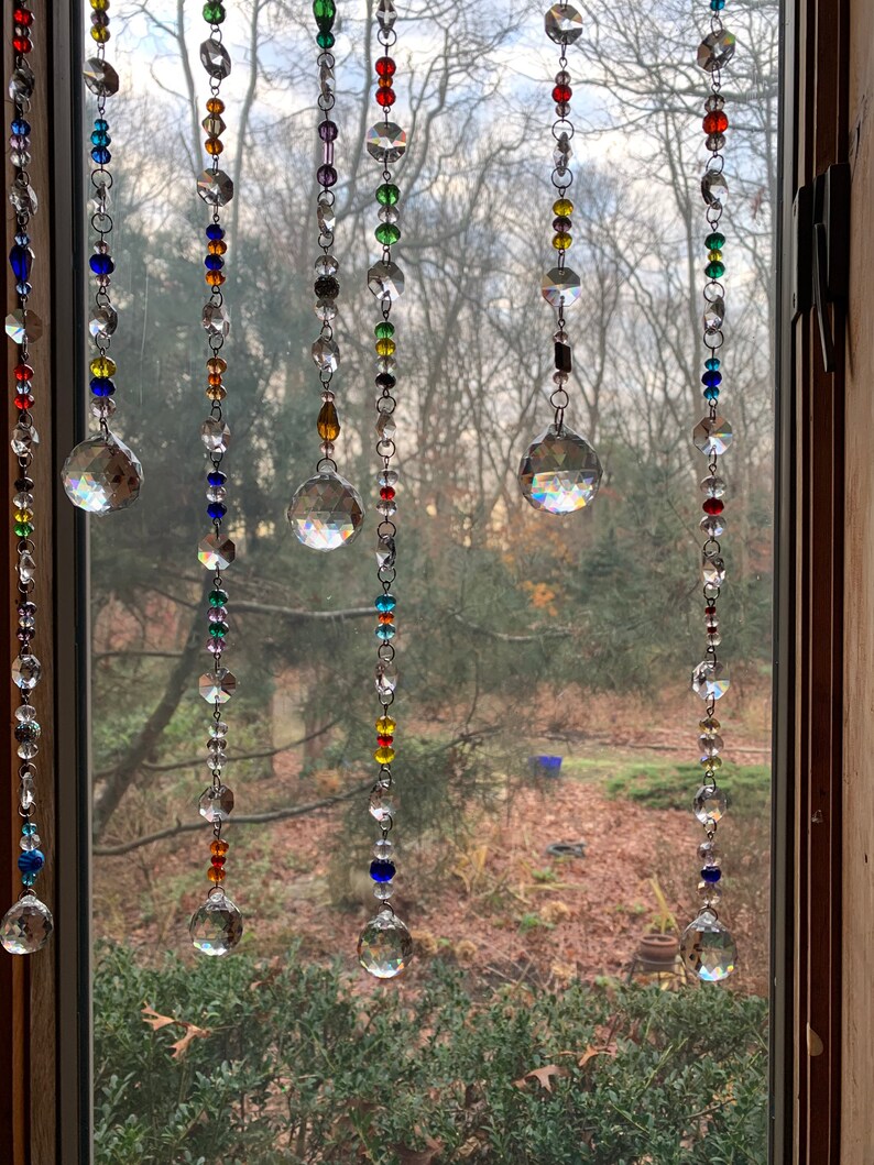 Sun Catcher Rainbow Maker Prism Window Suncatcher Crystal Etsy UK