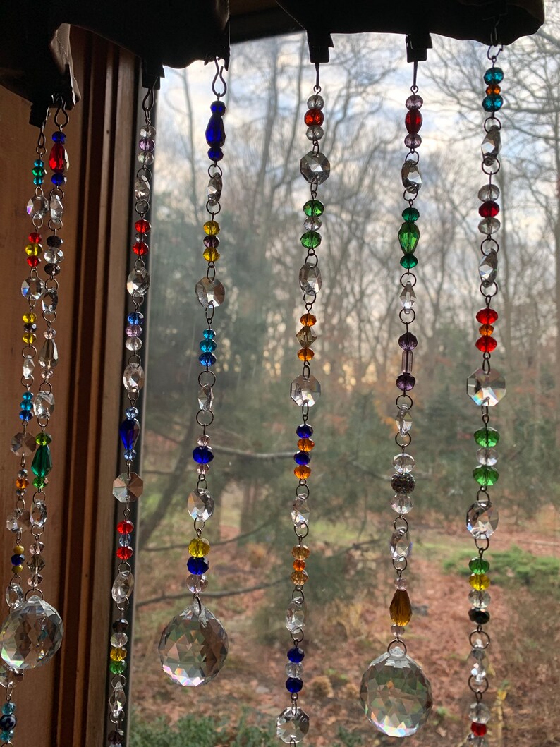 Sun Catcher Rainbow Maker Prism Window Suncatcher Crystal Etsy UK