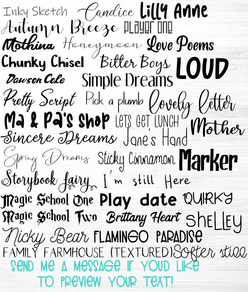 Heat Transfer Iron on Vinyl Names Awesome Fonts Etsy