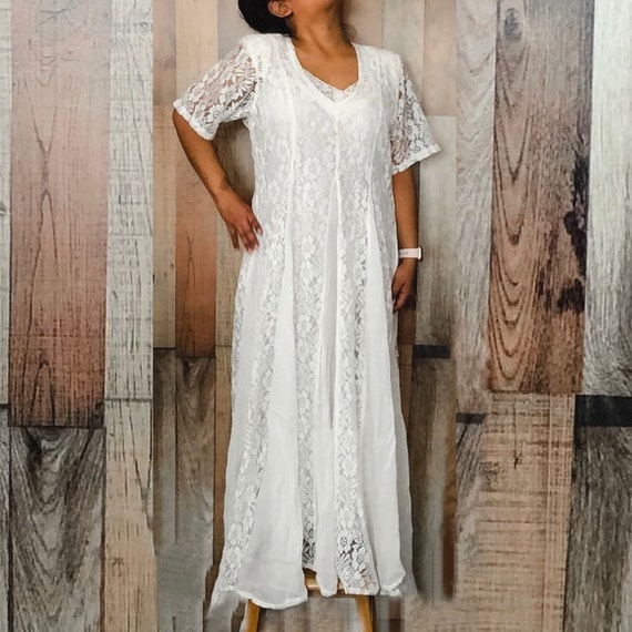 Boho vintage lace dress BOHO wedding.