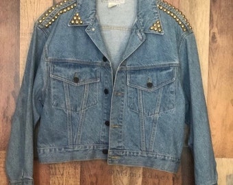 Vintage 80’s denim jacket medium