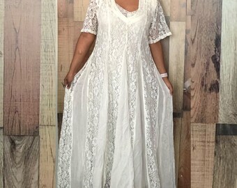 long sleeve simple elegant wedding dresses Simple Satin A-Line Square Empire Long Sleeves Wedding Dress – Movousdress main image 0
