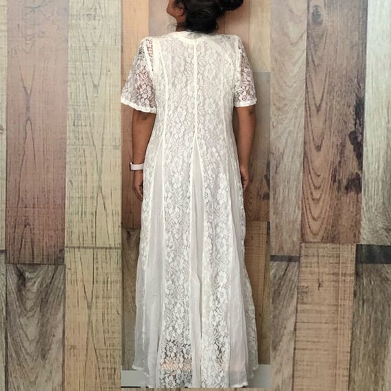 Boho vintage lace dress BOHO wedding. - image 6