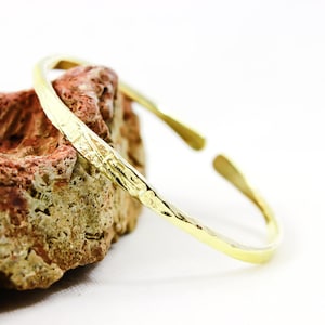 Gold Stacking Bracelet, Brass bangle, Lead and Nickel Free, Hammered, Textured, Brass Cuff, Gold cuff, Gold Bangle