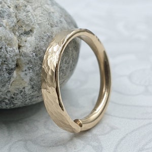 Nose ring, Septum ring, Hammered Nose ring, Solid Silver, 14k Rose or Yellow Gold Filled, Septum cuff, Septum jewellery, Piercing ring