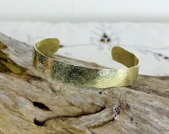 Cuff Bracelet, Hammered Solid Brass, 1/2"inch, Lead and Nickel Free, Textured Brass, Brass bracelet, Brass Cuff, Gold cuff, gold bracelet