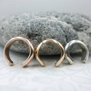 Tiny Ear Cuff, 5mm 6mm 7mm, 925 Solid Sterling Silver, 14k Rose or Yellow Gold Filled, Hammered, Snug Ear Cuff, Orbital or Helix Ear Cuff