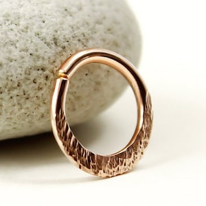 Septum piercing, Septum ring, Scale Textured, Hammered Nose ring,Silver, Rose or Yellow Gold Filled,Tribal septum ring,Septum jewelry