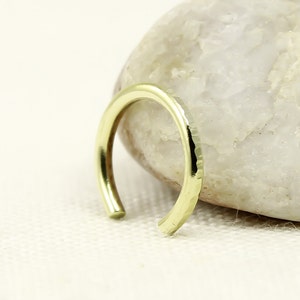 Toe Ring, Gold toe ring, 14K Yellow or Rose Gold Filled, Sterling Silver, 16 or 18 Gauge, Hammered, Textured or Plain, Adjustable image 2