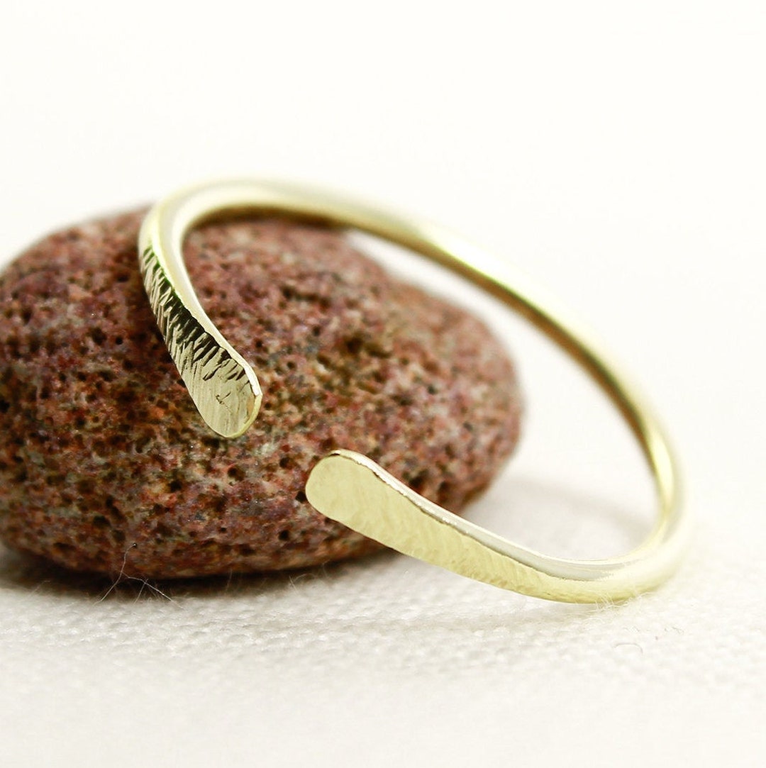 Gold Toe Ring Rose Gold Toe Ring 14k Rose or Yellow Gold Etsy