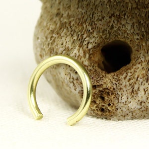 Ear Cuff, Gold Ear Cuff, Sterling Silver, Ear cuff no piercing, Yellow Gold Filled or Solid Brass, Conch earring