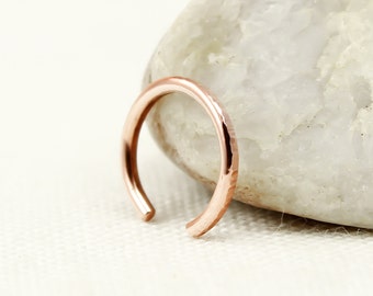 Toe Ring, Gold toe ring, 14K Yellow or Rose Gold Filled, Sterling Silver, 16 or 18 Gauge, Hammered, Textured or Plain, Adjustable