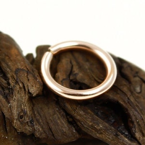 Septum Ring, Piercing ring, Nose ring, Rose or Yellow Gold Filled, 14, 16, 18, 20, 21,22gauge, Nose ring gold, Navel ring, Cartilage earring