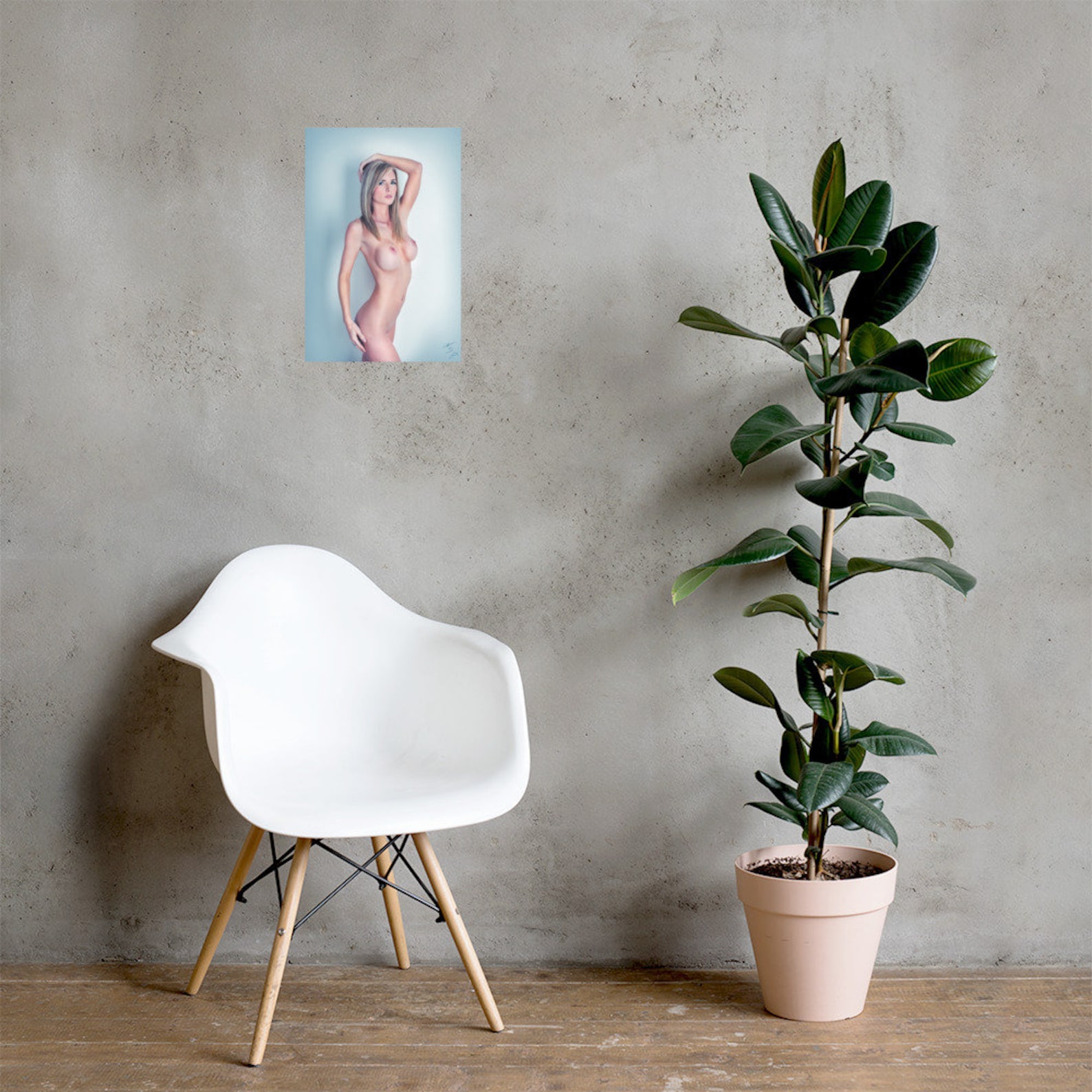 Large Format Nude Art Poster - pip4nz0