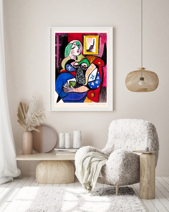 PABLO PICASSO Print 'marie Therese' Minimalist | Etsy