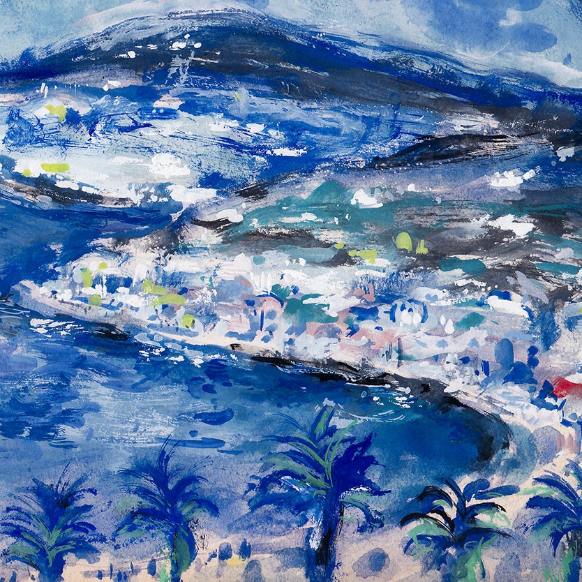 マルク・シャガール「恋人たち」 - オリジナルリトグラフ