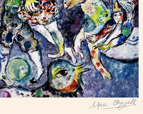 MARC CHAGALL 'the Circus' - Original Lithograph- Signed MARC CHAGALL 'the Circus' - Original Lithograph- Signed